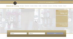 Desktop Screenshot of hoteldeprony.fr